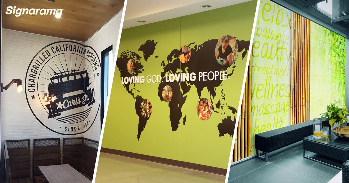 Check out these creative ways to incorporate wall graphics, decals and décor. Talk to us about your off the wall ideas. #signspiration bit.ly/2BKbDpf