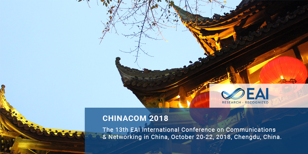 EAI_eHealth's tweet photo. 🔬 #Chinacom2018
💻 #BigData, #SmartInternet, #Cloud, #VideoCoding, #Wireless
✅ Submission until 15 April 2018
📚 Indexed in Ei Compendex, ISI Web of Science, Scopus, CrossRef, DBLP, Google Scholar, EUDL
🔗 https://t.co/HP6vbOHtNJ https://t.co/7zvm46NJuN