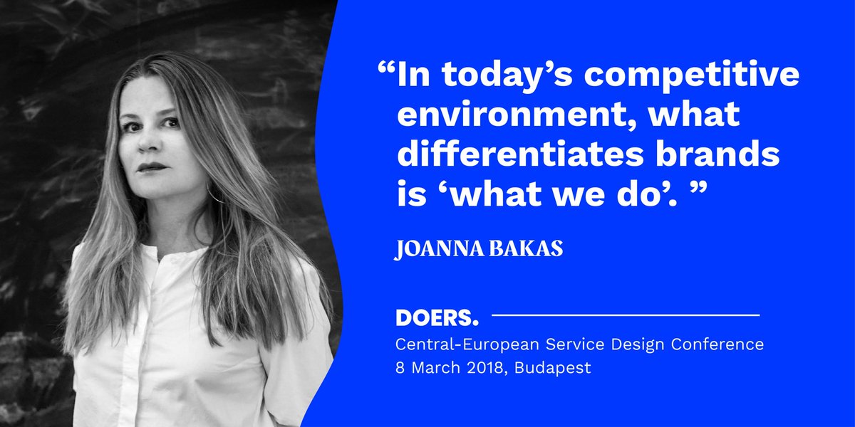 ✨📣 Our next epic speaker to be introduced is <a href="/jo_vanna/">Joanna Bakas</a> from @LHBS, who will talk about cases and examples for undergoing service innovation.
Don't miss her talk, grab your ticket 🎟 --> doersconf.com
#servicedesign #designthinking #businessdesign #ux #ui #cx