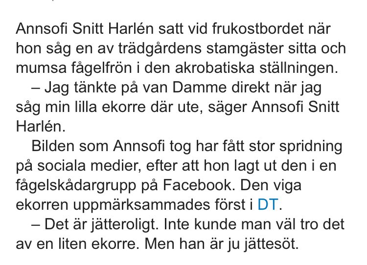 DrEmmaFrans's tweet image. - Vad jobbar du med?
- Jag är journalist!
- Shit va coolt. Har du gjort några spännande reportage?
- OM jag har!