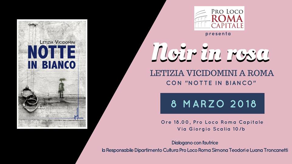 <a href="/LetiziaVicidomi/">Letizia Vicidomini</a> - Presentazione Notte in bianco giovedi 8 marzo ore 18:00 <a href="/ProLocoRoma/">Pro Loco Roma</a> #Roma <a href="/HomoScrivens/">🦉𝗛𝗼𝗺𝗼 𝗦𝗰𝗿𝗶𝘃𝗲𝗻𝘀🦉</a> goo.gl/i9oZDq #NOIR #romanzi