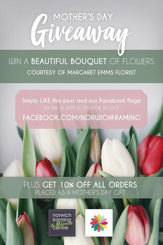 NorwichFraming's tweet photo. Mother's Day Giveaway! 🌼 Win a bouquet of flowers from @MargaretEmms50 just in time for Mum! More details and how to enter over on our Facebook post: https://t.co/9GHnqtIwhA 🌺 https://t.co/6wuSvOj6T3