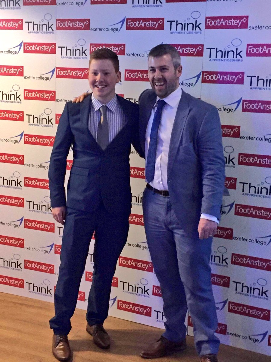 We are all super proud of <a href="/Ethanclarke13/">Ethan clarke</a> who won Hospitality #Apprentice of the Year at <a href="/ExeterCollege/">Exeter College</a> last night.