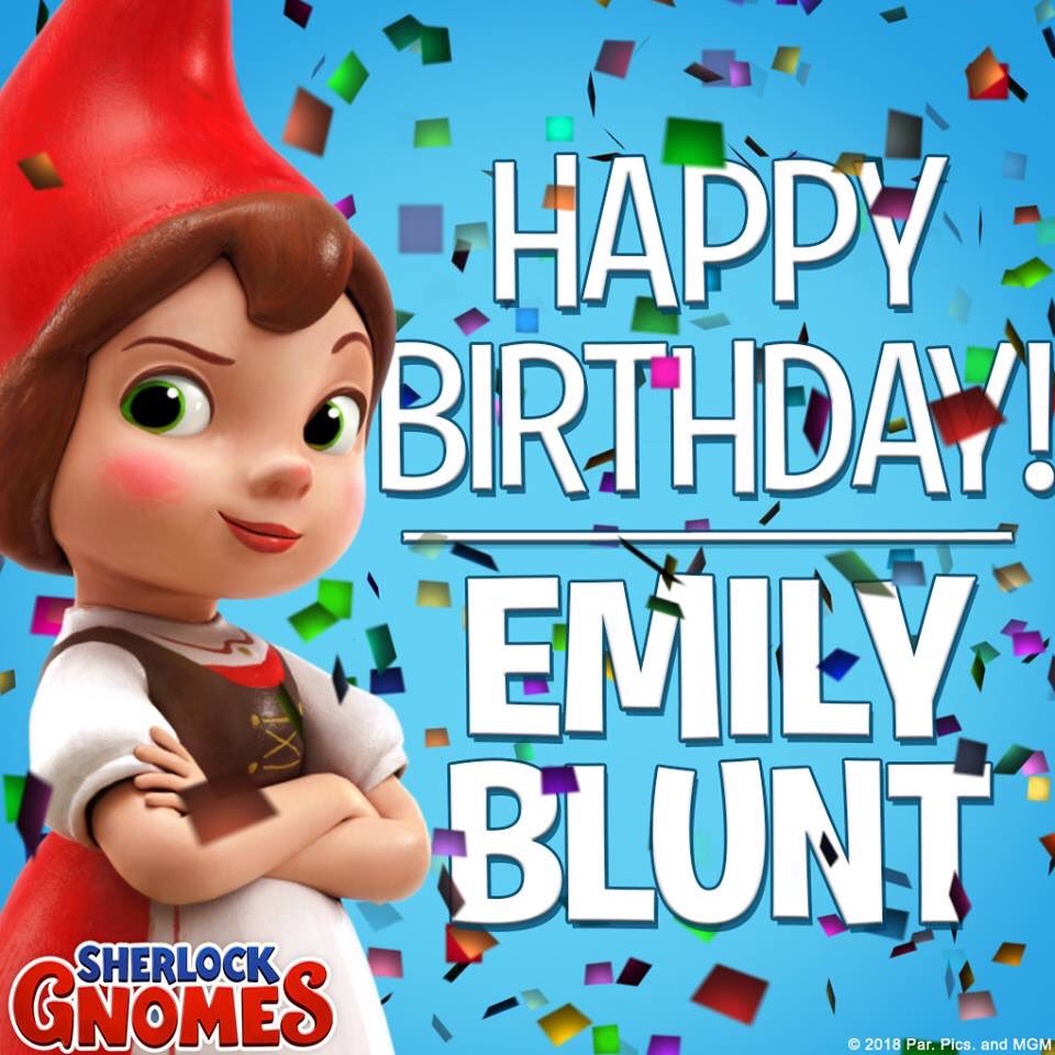 Happy birthday to our fair Juliet, Emily Blunt!  