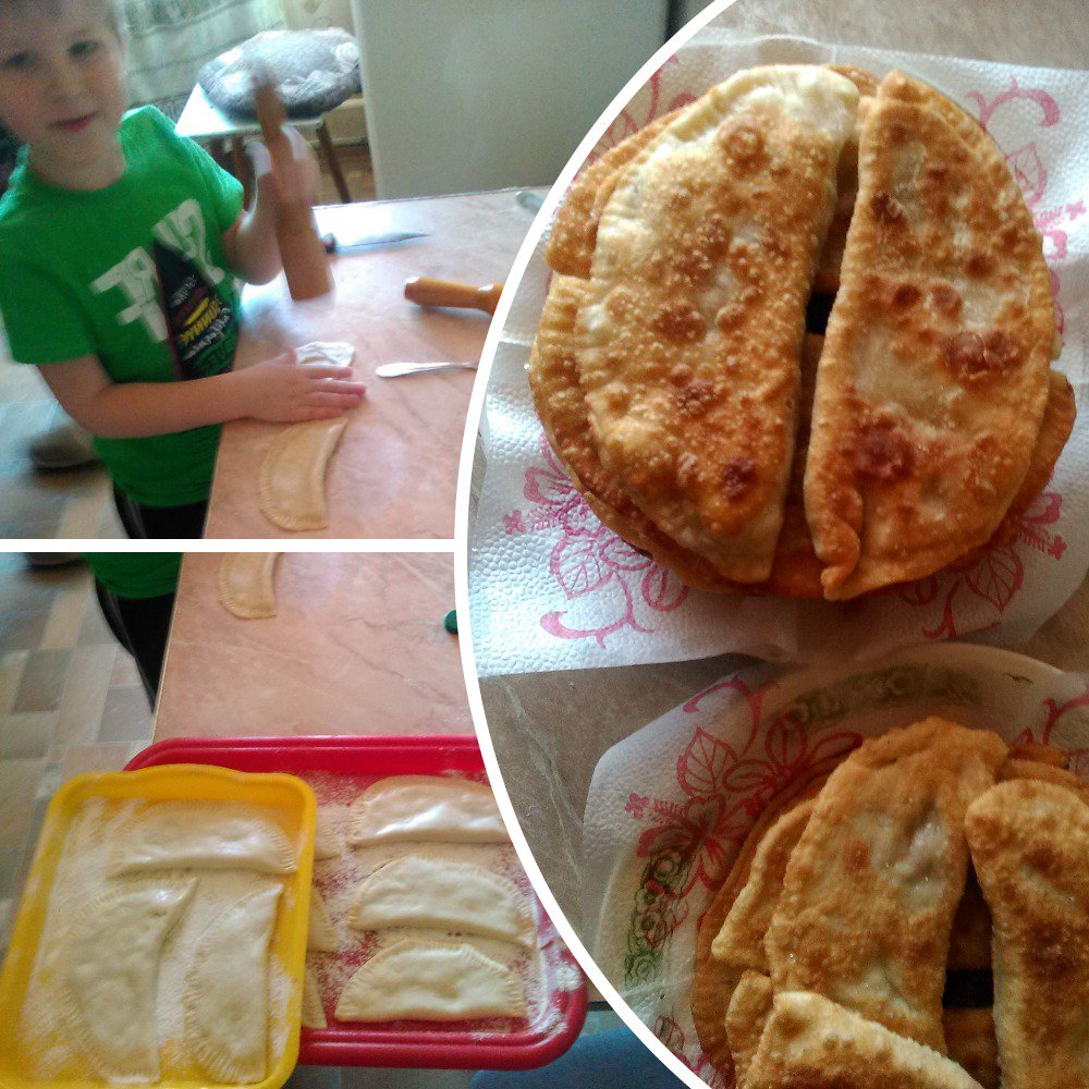 gornp's tweet photo. По��арок на 23 февраля, когда в доме много мужчин))). Они довольны!!!

Рецепт отличного теста для чебуреков на 0,3 кг фарша
1 стакан холодной воды
1 щепотка соли
1 ст. л. сахара
0,5 ст. л водки
8 ст. л раст. масла
Все перемешать, добавить  4 стакана муки… https://t.co/Eb8Cz4wjKy https://t.co/cjXagjy2Hs
