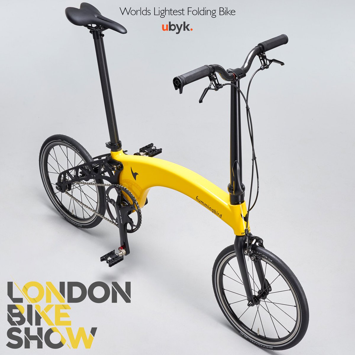 Come see us at The London Bike Show from the 23rd-25th of this month where we will be on the Hummingbird stand, makers of the lightest folding bike in the world.

Stand LB967