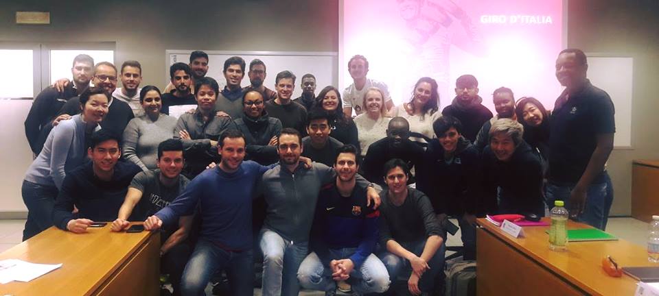 MasterFIFA_SDA's tweet photo. The FIFA Master students meet Giusy Virelli from @Gazzetta_it  to talk about the importance and the values of @giroditalia  @MasterFIFA_SDA https://t.co/OxH55yH6vD