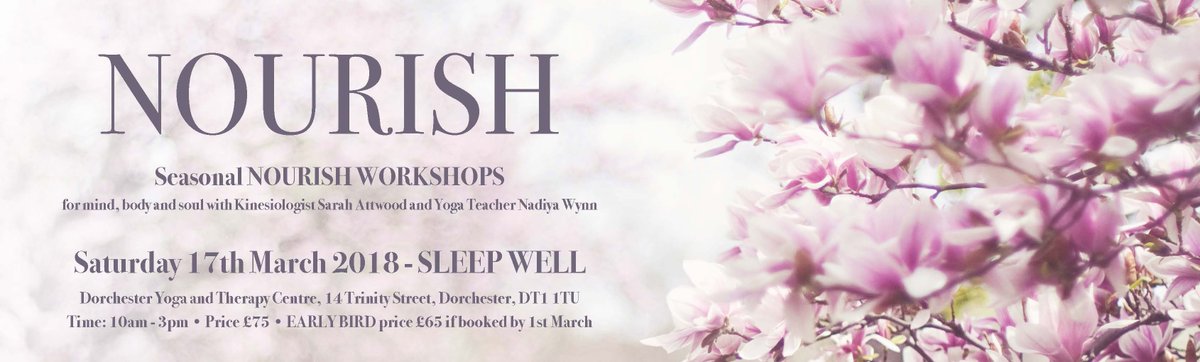 thrivehw's tweet image. Delighted to launch the 1st of 4 natural health Seasonal Workshops. Based on @drchatterjeeuk 4 pillars the #sleepwell workshop is Sat 17th March @dorchester_yoga. Sleep and relaxation ideas, aromatherapy, yoga, lunch &amp;amp; goody bags! Book now: bit.ly/2FomuVN #sleep #nourish