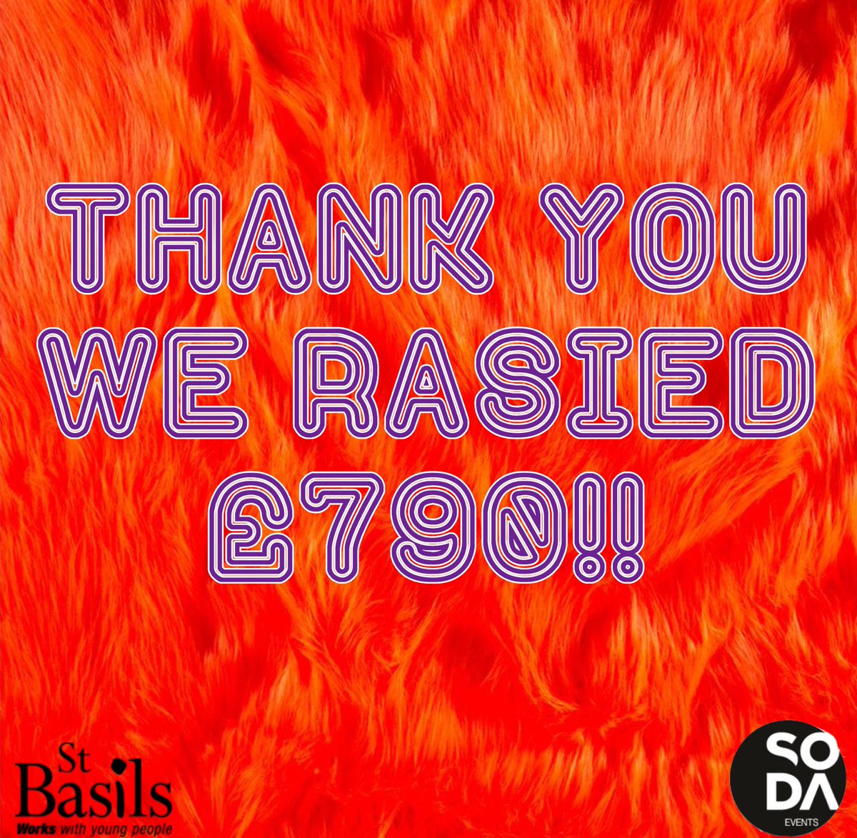 sodaevents_'s tweet photo. Thank you to everyone who helped or came down to Feathers, Fur &amp; Funk at @spotlightdigbeth on 8th Feb. We managed to raise a amazing £780 for @StBasilsCharity  !!! 🕺🏼🕺🏼🕺🏼 https://t.co/b7siq7eDm3