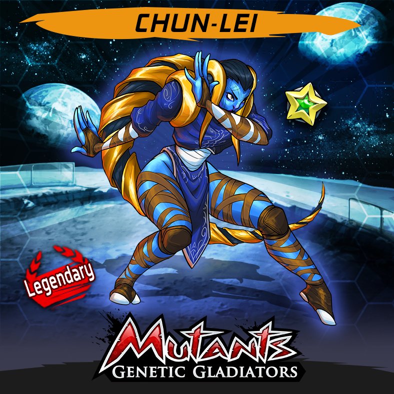 ★ CHUN-LEI ENTERS THE ARENA! ★ 

Psy Captains,

Chun-Lei just entered Genetic City! Will you recruit him? Come discover the extent of his powers!

Play MGG and win a gift-> bit.ly/2CfbWt8
