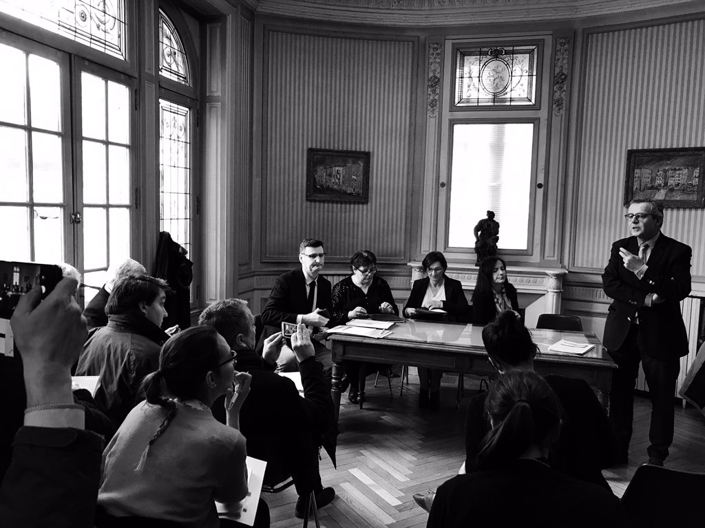 Conférence de presse à la maison de l'avocat de Limoges pour continuer le combat en faveur du maintien de la #courdappel de #limoges 1/