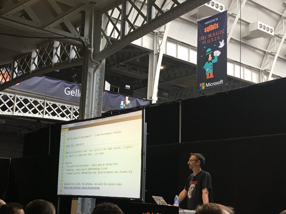 PshemekKoosh's tweet image. We are here and we are ready. #SQLBits #sqlbits2018