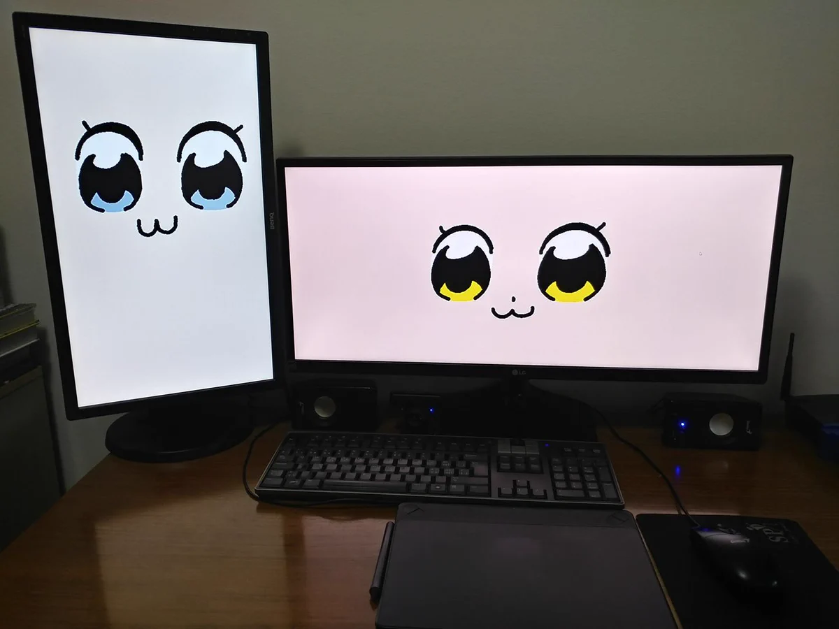 いやもうわかりやすすぎでしょｗｗ海外のデスクトップの画像がポプテｗ