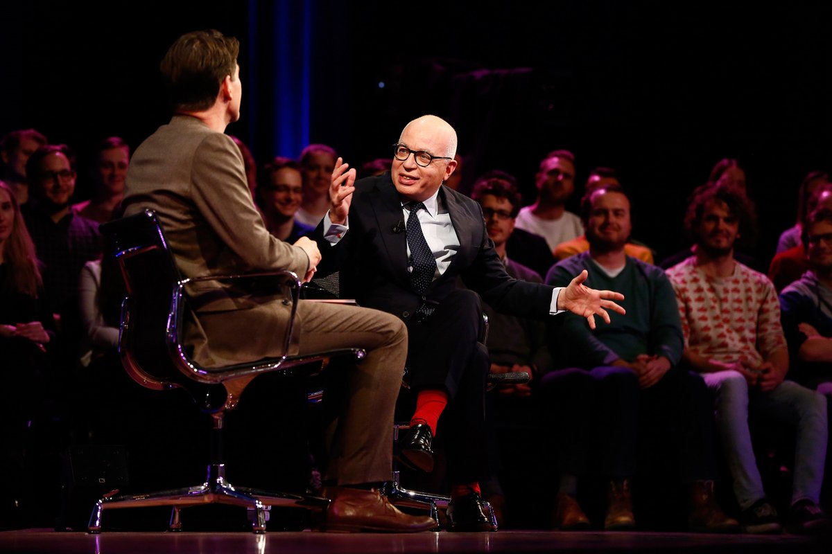Foto's Michael Wolff in College Tour (uitz. ma 26 feb, 21.00 uur, NPO 2) nu op de perssite van de NTR: pers.ntr.nl/programma/coll…