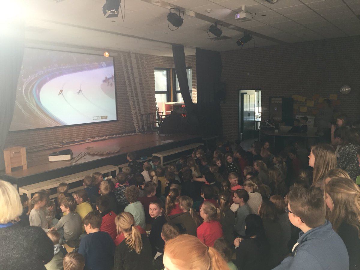 Wat gaan onze schaatstopper doen? Aan de supporters zal het niet liggen!