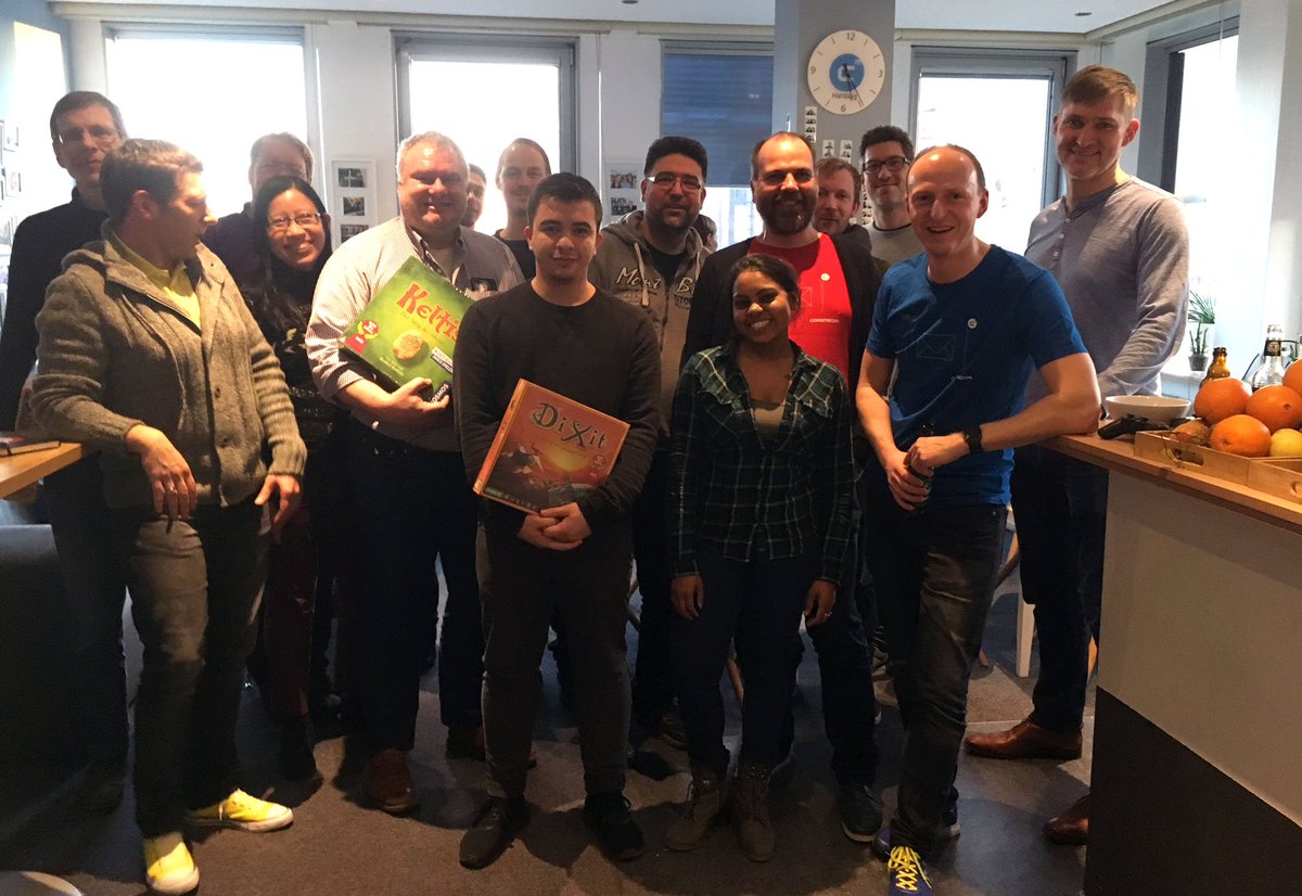 CoreMedia's tweet photo. We have several winners who presented hacks on "The Future of Commerce". Congratulations to everyone! @CoreMedia_News #CMHackathon https://t.co/v3bxfJ2Iwh