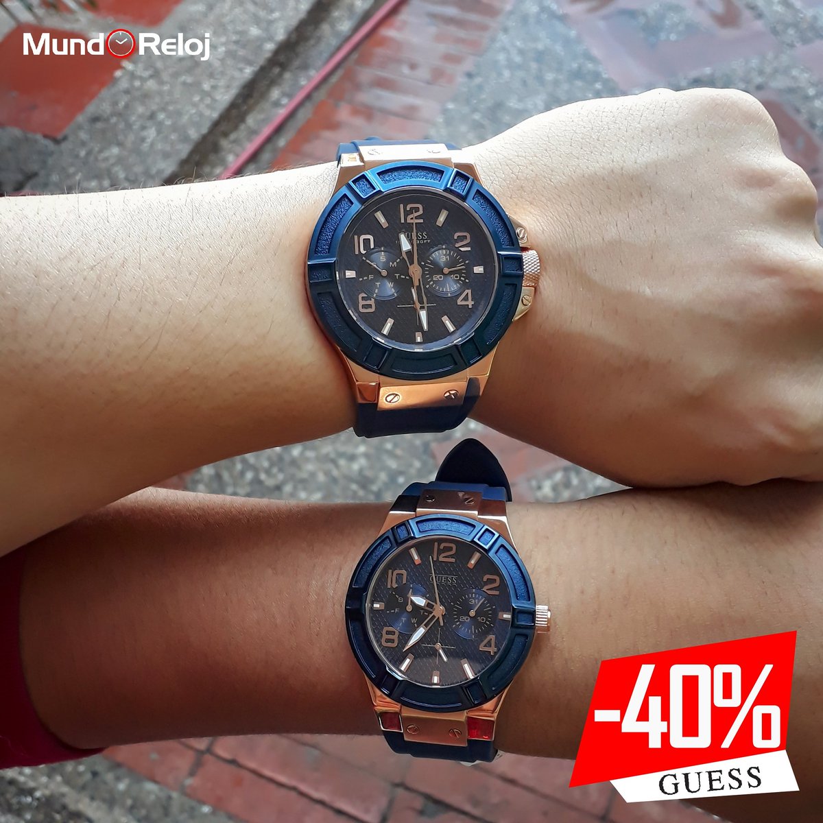 RELOJMUNDO's tweet photo. Liquidación Guess
Reloj Guess pareja
Precio normal $750.000 c/u
Precio promo $959.900 pareja
*Solo pago en efectivo*
Punto de venta
🏢Cra 43# 75b - 187 local 1
📲Whatsapp: 3137374022
📨https://t.co/lX5ylIz0Kn
#relojesbarranquilla #relojeria #mundoreloj #liquidacion https://t.co/dLMKKLnyOq