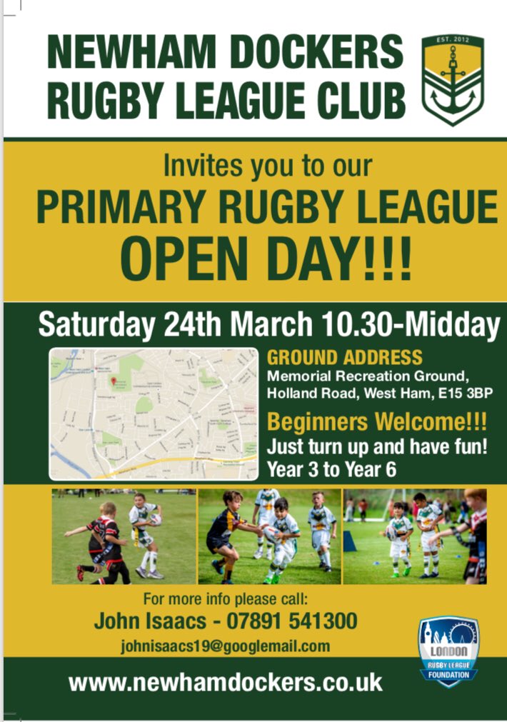 Only a month away! #rugbyleague <a href="/NewhamSports/">Newham Sports Academy</a> <a href="/NewhamLondon/">Newham London 💙</a> <a href="/NewhamRecorder/">Newham Recorder</a> <a href="/LdnRLFoundation/">London RL Foundation</a>