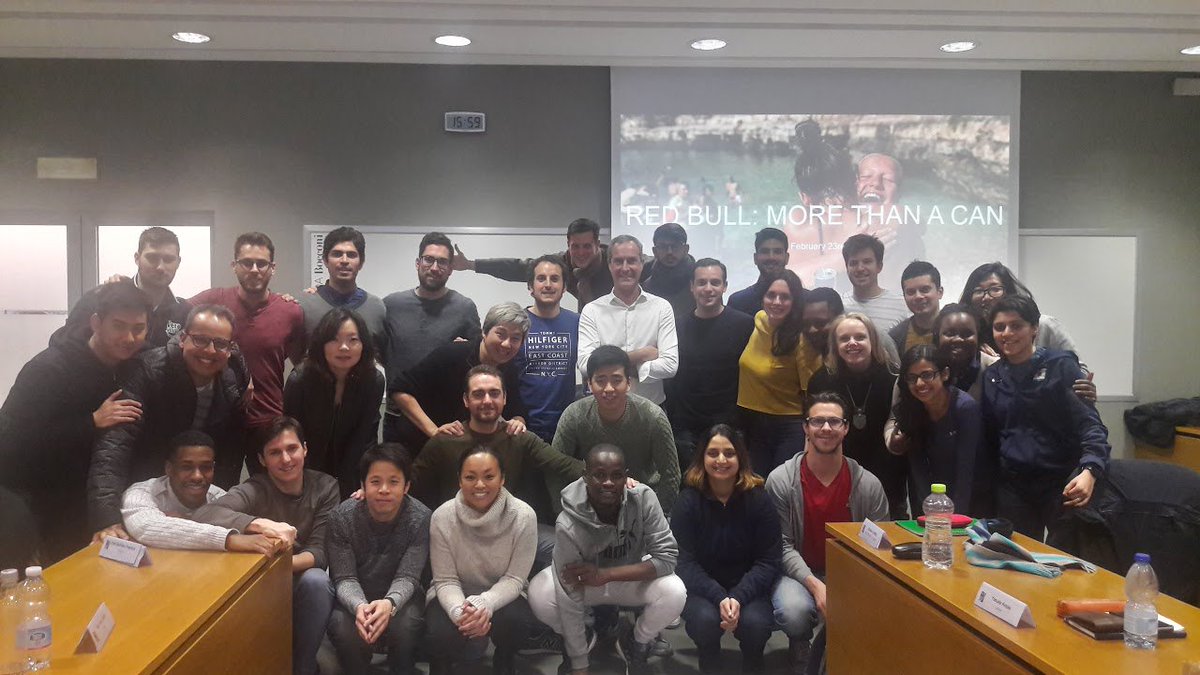 MasterFIFA_SDA's tweet photo. @redbull at @sdabocconi with Andrea Ceraico the General Manager for Italy, talking about Red Bull strategy to the FIFA Master students https://t.co/SgMBgEVLgy