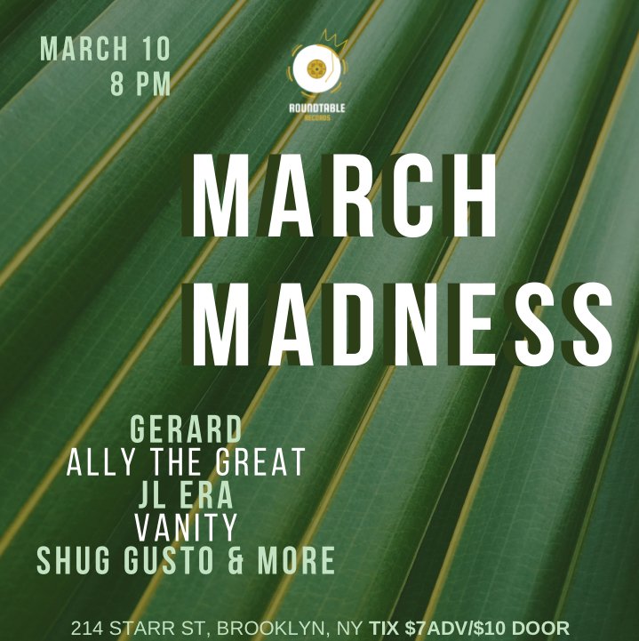 nomaadic's tweet photo. .@weareroundtable is taking over @StarrBarBK one last time, you don't want to miss this!!!
tix on sale nowwww https://t.co/X8NLvah9p2 https://t.co/1XRZbmFmCv