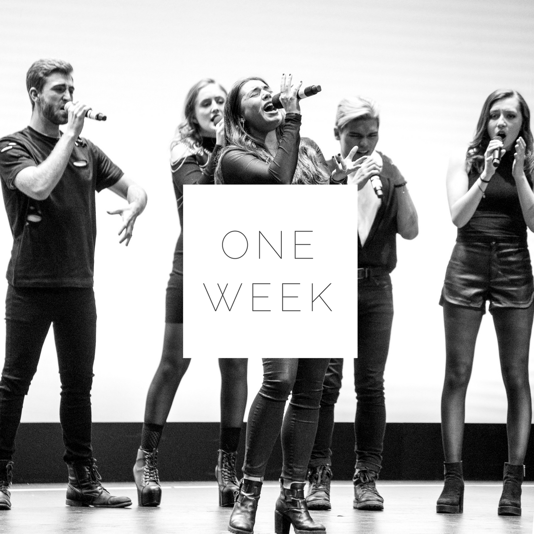 NUNoreasters's tweet photo. With just one week left before we embark on #CollectiveWorldwide, we are busy rehearsing and can’t wait to share some new music with you, London! Make sure to grab tickets to our first gig in London: I Wouldn't Be | London - @AquapellaBath feat. The Nor’easters! https://t.co/MT2B02kTEZ