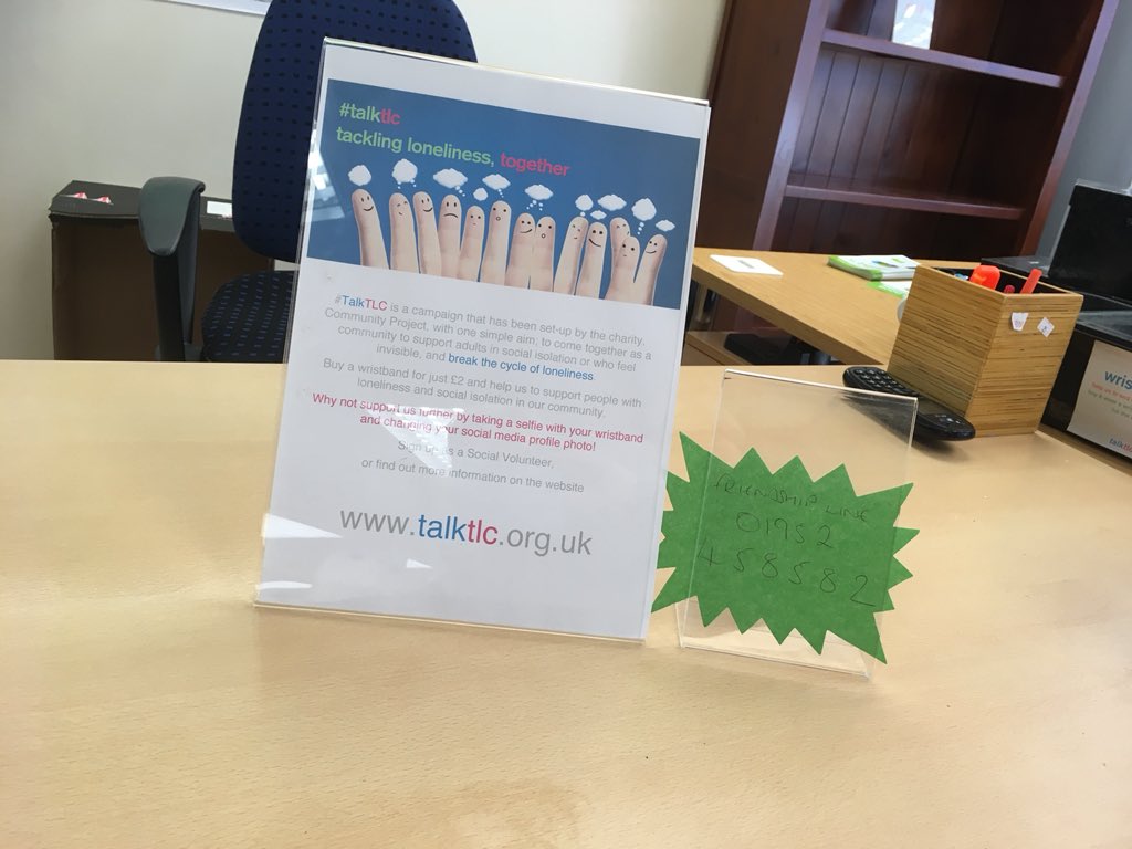 lucyallan's tweet image. Great to find out more about @Talk_TLC community loneliness project - delighted to support talktlc.org.uk vital work making a difference to #Telford lives.