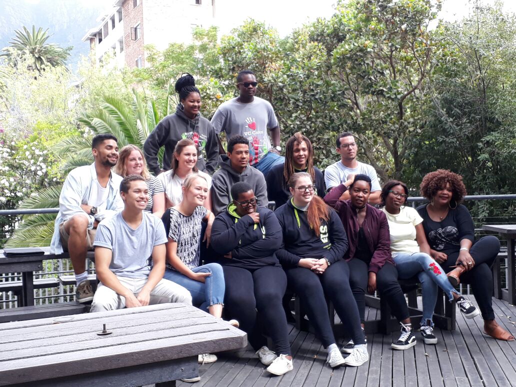 Varsity_College's tweet photo. The IIE's Varsity College Cape Town campus had a film crew on campus today. The #VCSLB and #VCCares teams had so much fun #VCCT #VarsityCollege https://t.co/9iEAywZxxn