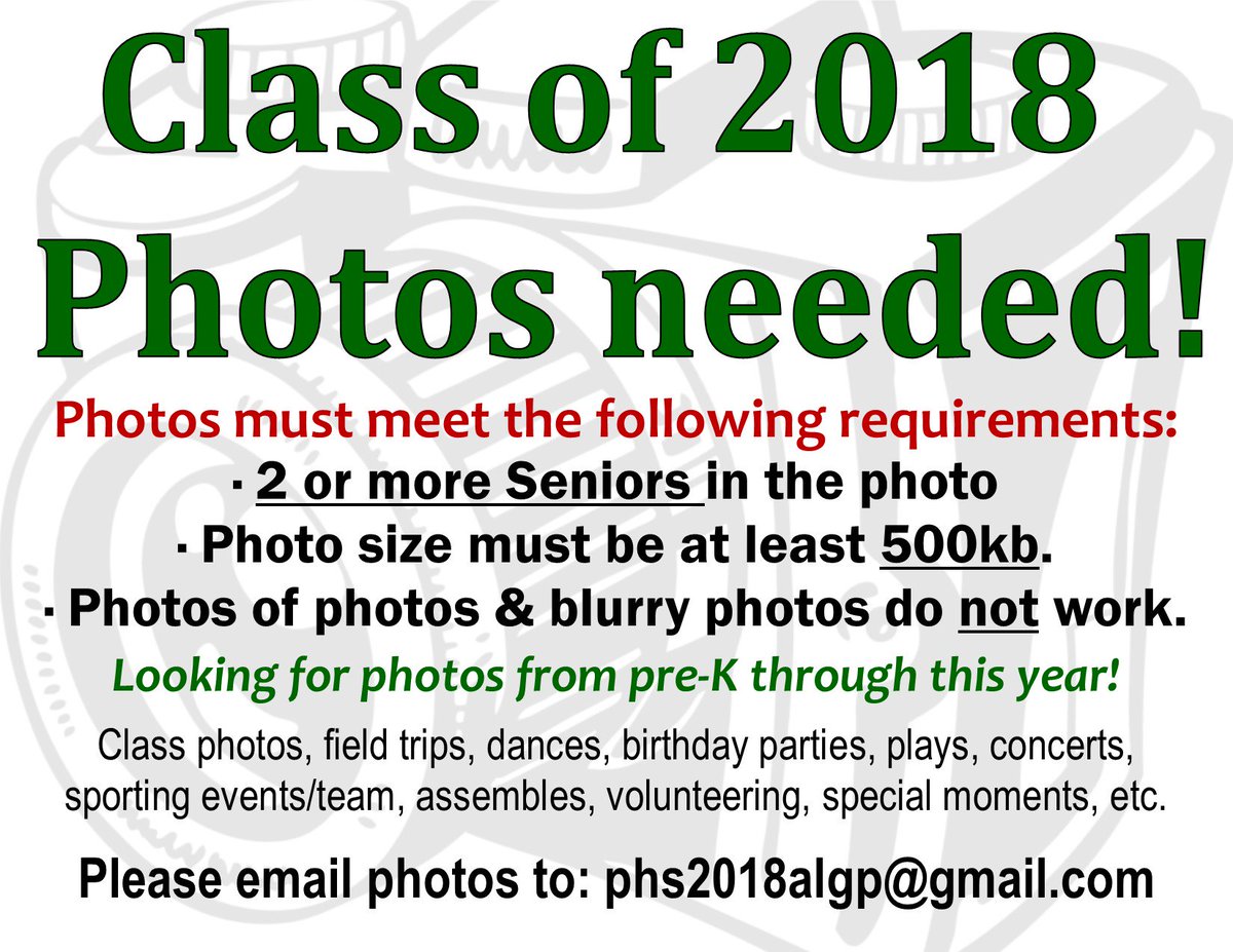 PHS2018ANGP's tweet photo. 👩‍🎓100 DAYS 'TIL GRADUATION!👨‍🎓
5 days left for the early registration discount for the ANGP!  We need your photos too.📸 This week's search is for class photos.📸 https://t.co/eimo8G4cEP
