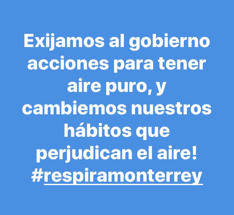 #RESPIRAMONTERREY