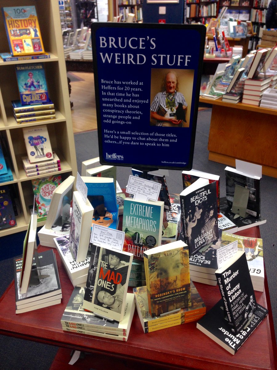 heffersbookshop's tweet photo. 'Bruce's Weird Stuff' 😊 https://t.co/z0N72nfgXZ