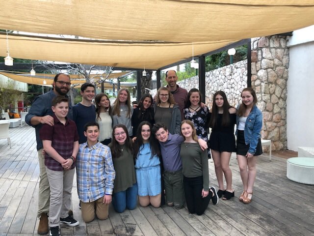 BJBEcommunity's tweet photo. Shabbat Shalom from Israel! The #BJBE teens on Ta'am Yisrael, along with Gary Schaffel and Marcus Newman, are having a great trip! #shabbatshalom #taamyisrael https://t.co/l67wkxRiIP