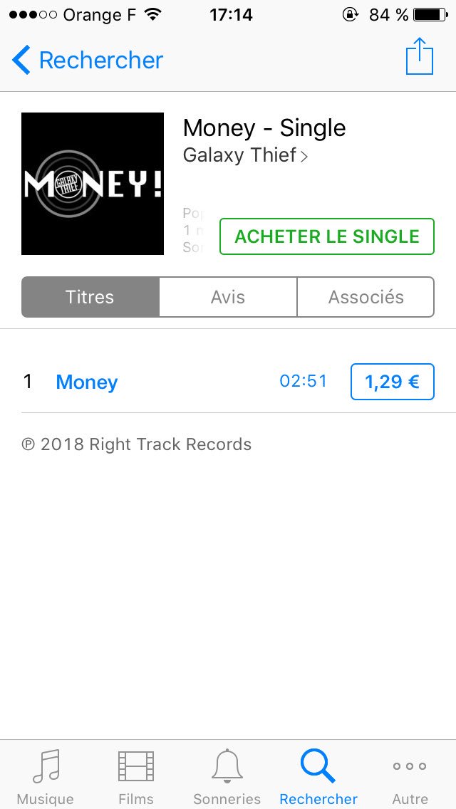 marinevdp's tweet image. I just bought 'money' by @GalaxyThiefBand, this song is a masterpiece 💰👩🏼‍🚀 #STREAMMONEY #NewMusicFriday