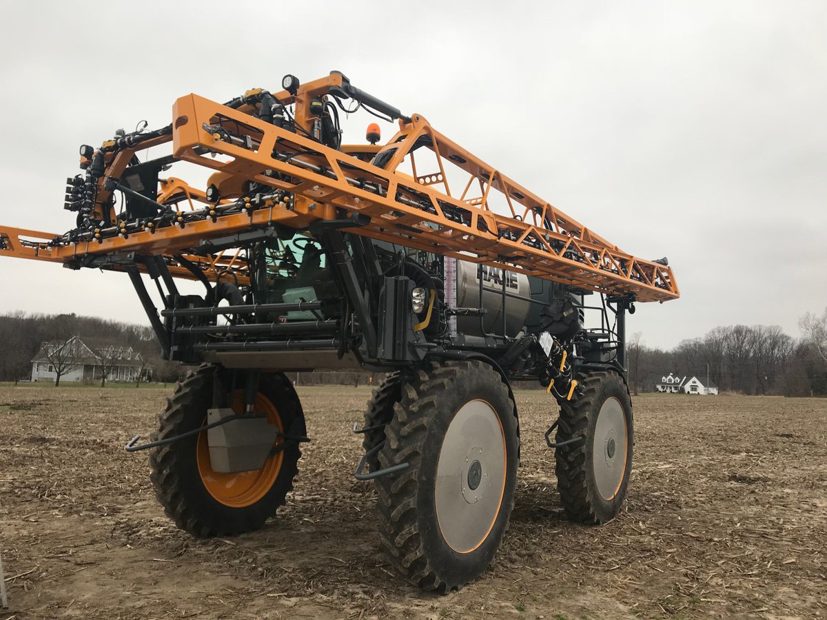 CapstanAg's tweet photo. #CapstanAG #PinPointII installed and field started yesterday in NJ on a @hagiemfg 120’ #STS12 at #WellacrestFarms! #ReadytoSpray #Spray18 https://t.co/nIPHkdf8Gl