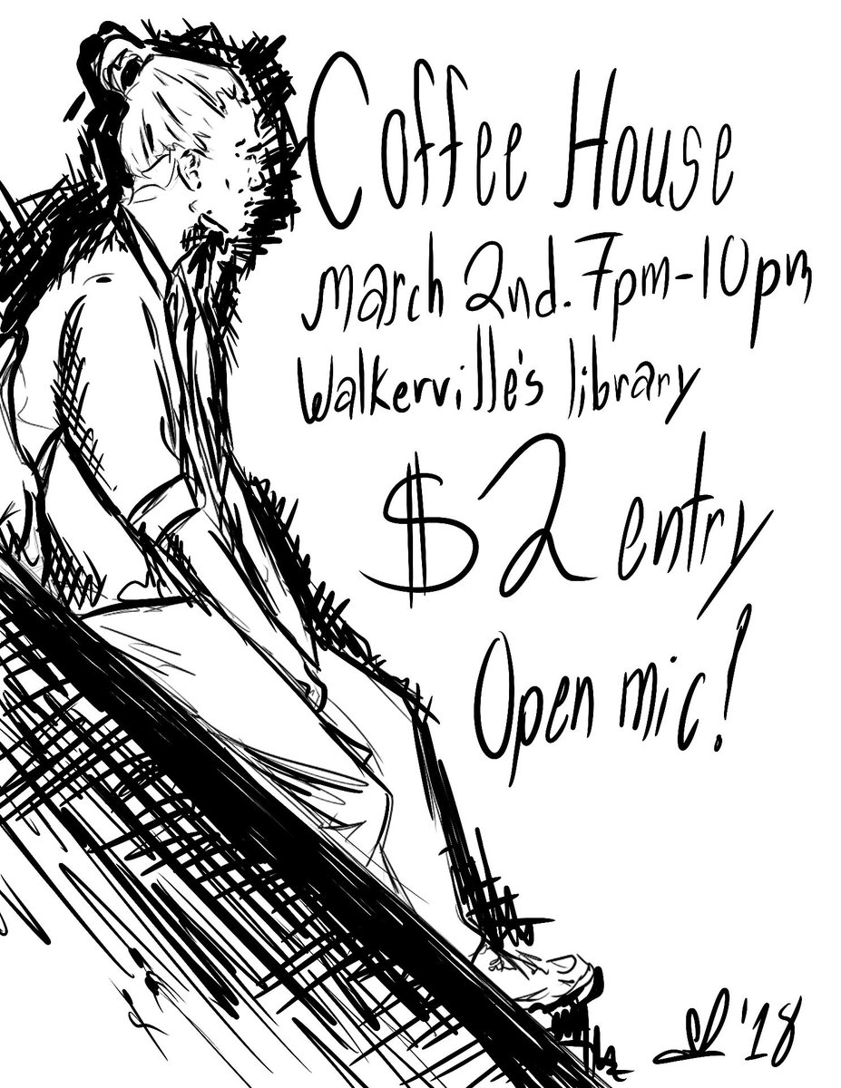 WCIagora's tweet photo. Aaaaaaaand next FRIDAY MARCH 2ND IS THE FIRST COFFEE HOUSE OF 2018 froooooom 7-10pm in the LIBRARY! SEE YA THERE https://t.co/Wp6Zh0qER3