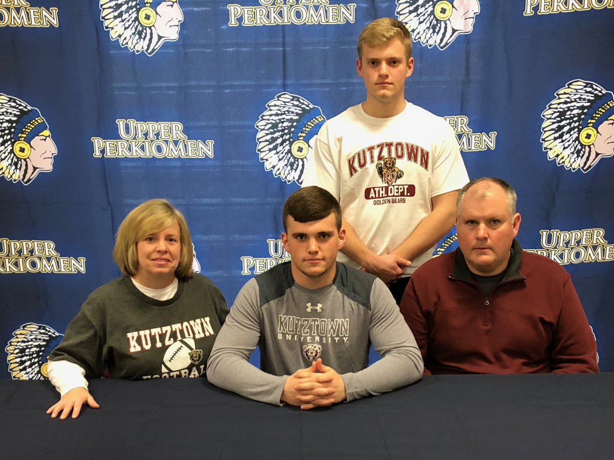 Congrats to Tyler Whary for signing his National Letter of Intent to play football at Kutztown University next year.  Congrats Tyler! @UPnewsteam