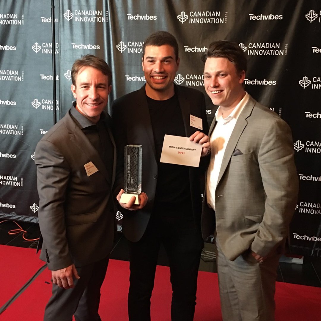 Thank you for voting and helping to make Diply the <a href="/techvibes/">Techvibes</a> #CanadianInnovationAwards Media &amp; Entertainment category winner!