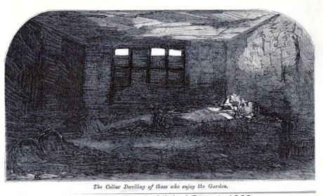 MissSarahWise's tweet photo. A cellar dwelling in Old Nichol Street #BethnalGreen sketched in 1863.
Renting out such space as residential was illegal yet common in chronically poor areas. https://t.co/r2Zgcn70rM