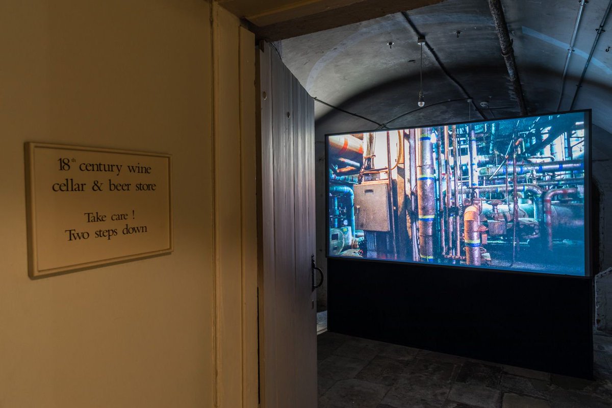 FilmVidUmbrella's tweet photo. #DesireMachineCollective's film 'Residue' is spending its final day in the wine cellar underneath @OsterleyNT today, last entry 3pm #PlacesChanging Photo @hydardewachi https://t.co/LNpojP7beM https://t.co/CF9qv7322X