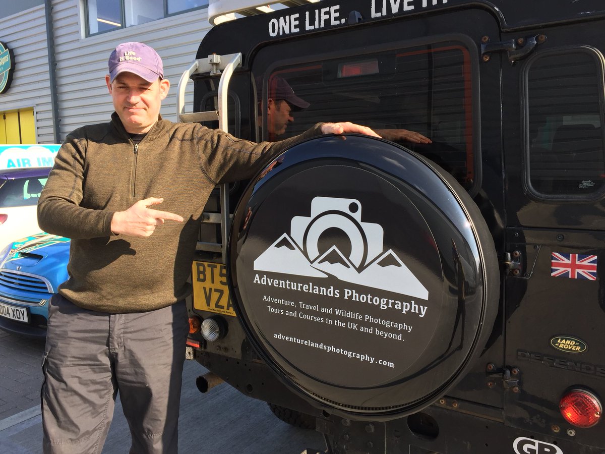 venturepics's tweet photo. Just got the Adventure Lands Photography cover for our Land Rover #LandRover #travel #AdventureTime #photography @TopNotchSigns #canonphotography #nikonphotography https://t.co/mbJMhbTblW