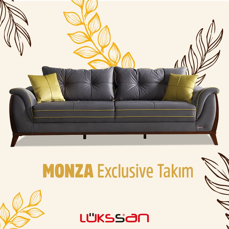 Geniş boyutlara ve rahat oturum düzenine sahip Monza Koltuk, size kusursuz bir özgürlük duygusu ile birlikte konfor sağlıyor. Ürün farklı kumaş ve deri seçenekleri ile beğeninize sunuluyor.

#lükssan #mobilya #monza #koltuk #kanepe
