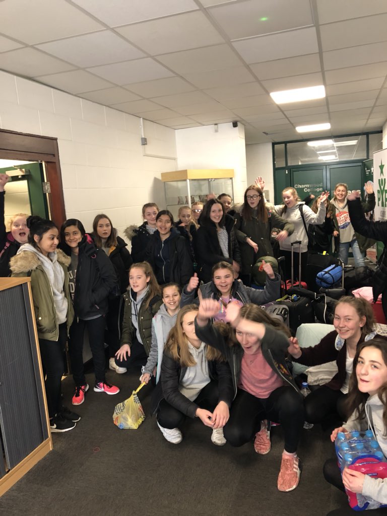 CharnwoodPE's tweet photo. And we’re ready to go! @PGLTravel 🏐 #CWCNetballTour https://t.co/B2RgvFLH4Z