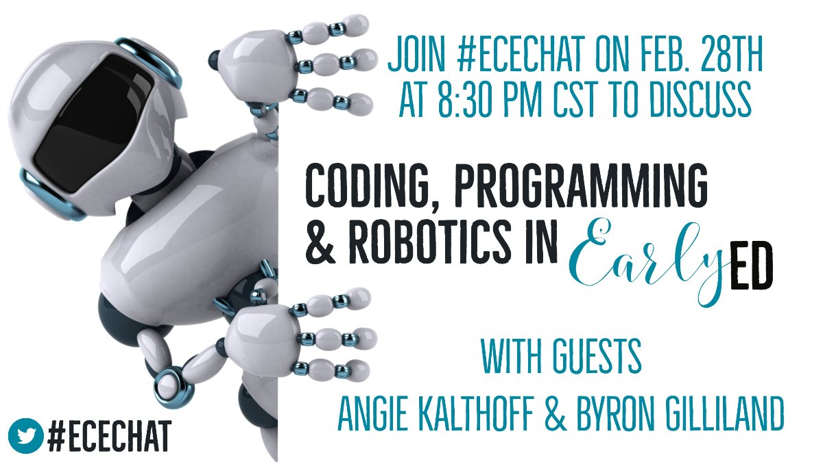 JessicaCabeen's tweet photo. So so so excited for Tuesday's #ECEChat @mrskalthoff and @byron_gilliland have some excellent questions and ideas to share-all are welcome! @TEC_Center #renlead #packintrain https://t.co/eshrkQWHSH