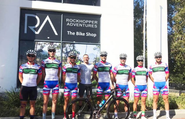 intocyclingsa's tweet photo. @StelliesCycling After a strong start to 2018 #TeamMadMacs are optimistic ahead of the #HeraldCycleTour with some interesting cards to play! Read more about the this year's Team! #Stellenbosch #SomersetWest #Roadcycling https://t.co/60OjRetQWo https://t.co/duF0602WLa