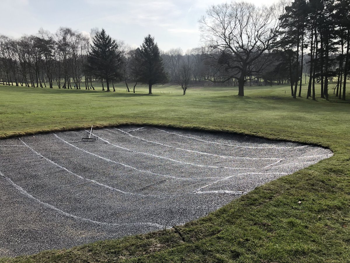 Polylast_Bunker's tweet image. Visited a great #Polylastbunker installation this morning at @ScarcroftGC great job by Matt and his team, just ready for the sand now!