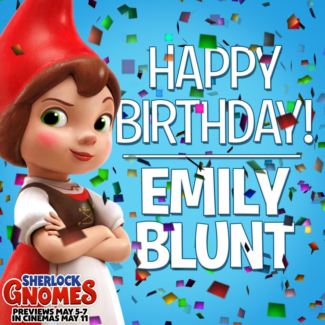 ParamountUK - Happy Birthday to our very own Juliet, Emily Blunt! 