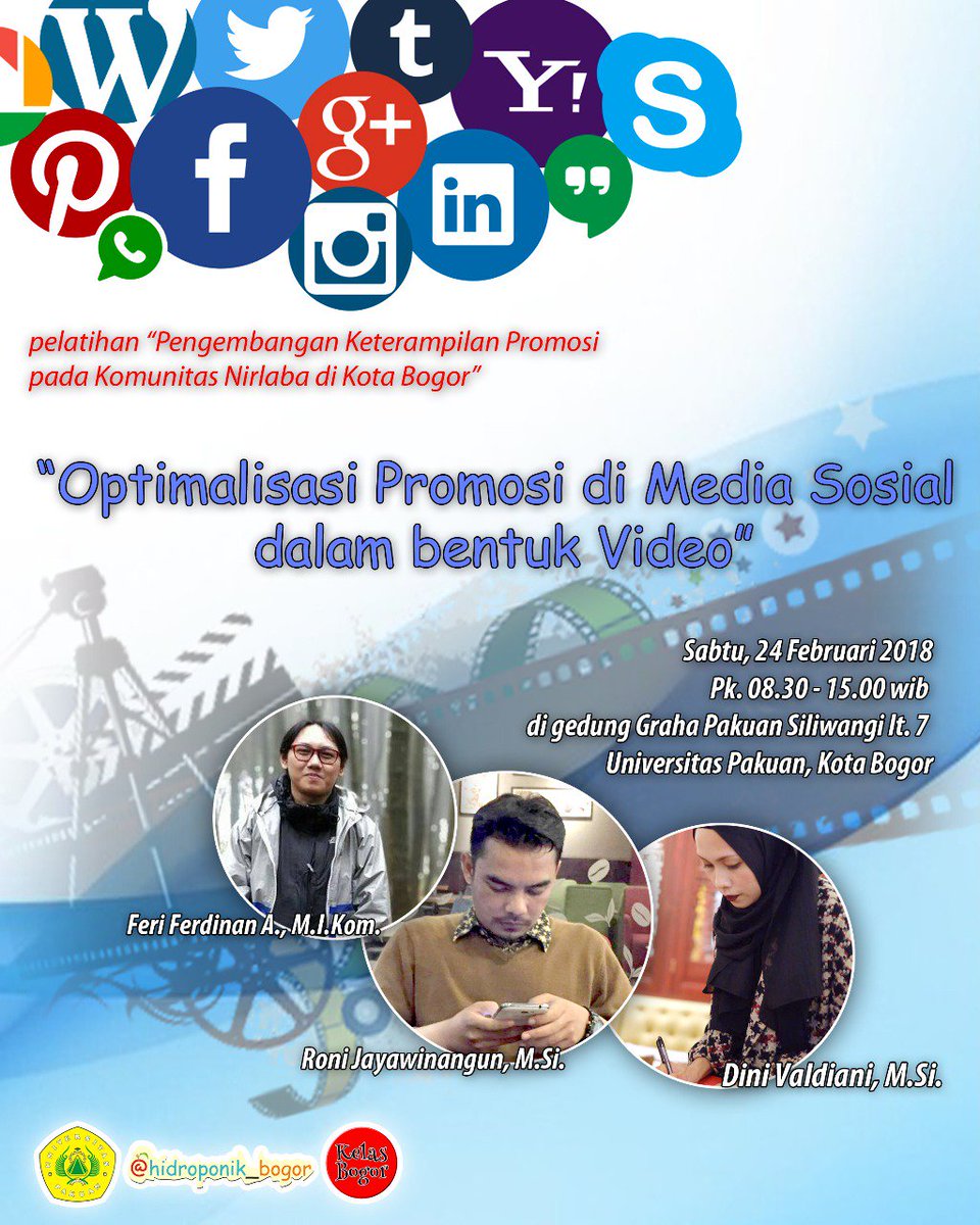 Sampai jumpa esok di UnPak, para peserta pelatihan 😊