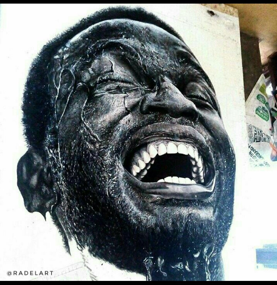 rajbamidele's tweet photo. @gangwolf360 My name is Raji Bamidele and I am a multimedium Hyper-realistic artist. I believe one day our creative talents will outshine the Negativity that is overshadowing our country Nigeria. #WeAreNigerianCreatives. https://t.co/voMkOLwJxm