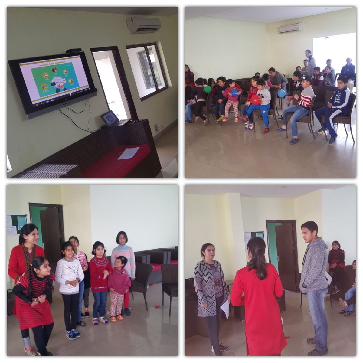 'Fun is just another word for learning'.Residents of ‘Ansal Grace Apartments’ had a fun session learning ‘Internet -Online Safety Tips’ 

Happy host ‘Internet -Online Safety Tips’at your Apartment Complex too. Exclusively for Jammu Residents. Write to us: community@airmesh.surf