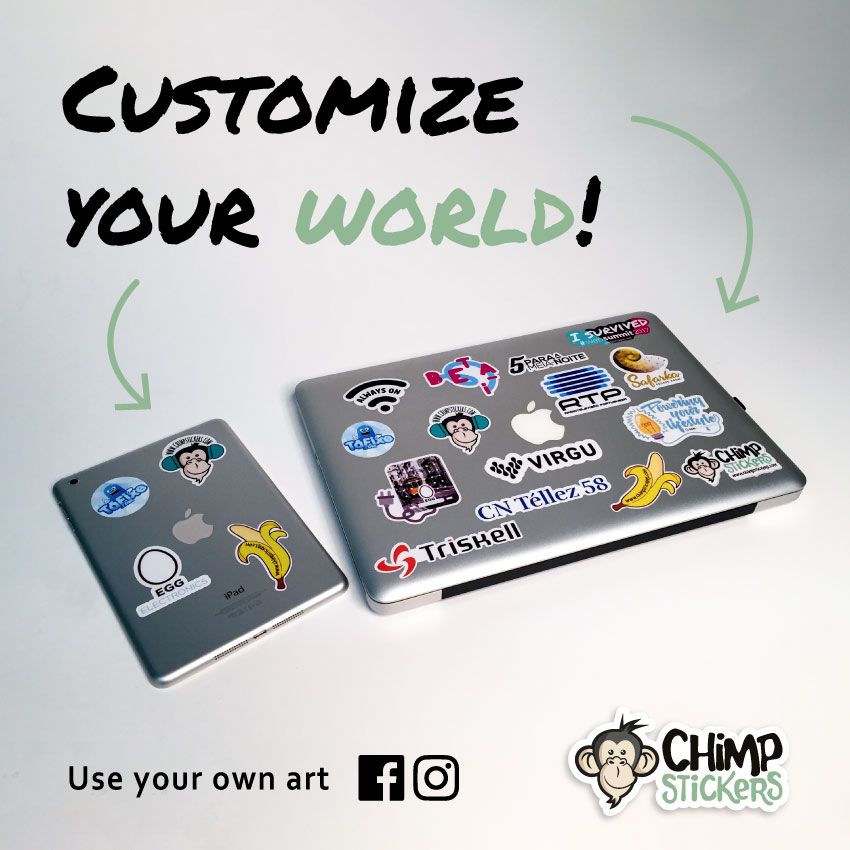 ChimpStickers's tweet photo. Customise your world! 🐵🍌🙌🏻

#chimpstickers #Sticker #Stickers #StickerArt #Labels #DIY #StickerPorn #Business #OfficeLife #StartUp #Packaging #Branding #StreetArt #Art #Design #Printing #StickerBomb #Decal #Decals #Label #Motivation #like4like #picoftheday https://t.co/BKRrjaj6yr