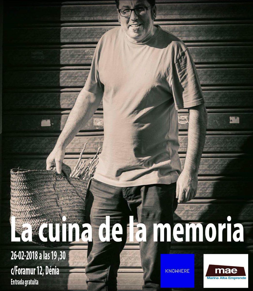 Eventos_MAE's tweet photo. . @AEHTMA el lunes 26 tienes una cita con #LaCuinadelaMemoria y @knowheredenia https://t.co/aqJBFE3M1V https://t.co/amrSstdDY0